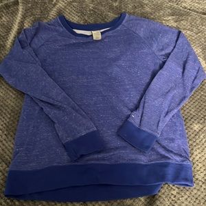 Blue crew neck sweater